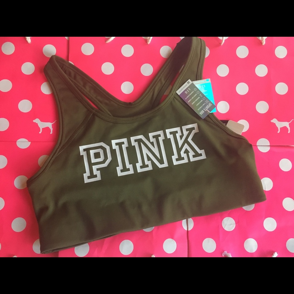 PINK ultimate racerback sport bra